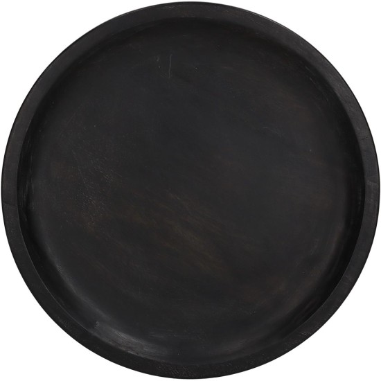 Δίσκος Μαύρο Ξύλο 25.4x25.4x2.5cm Δίσκος Μαύρο Ξύλο 25.4x25.4x2.5cm