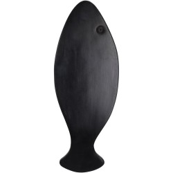 Επιφάνεια Κοπής  Ψάρι Μαύρο Ξύλο 39.5x15.6x1.5cm Επιφάνεια Κοπής  Ψάρι Μαύρο Ξύλο 39.5x15.6x1.5cm