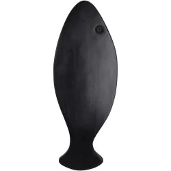 Επιφάνεια Κοπής  Ψάρι Μαύρο Ξύλο 39.5x15.6x1.5cm