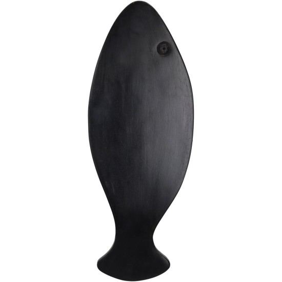 Επιφάνεια Κοπής Ψάρι Μαύρο Ξύλο 39.5x15.6x1.5cm Επιφάνεια Κοπής Ψάρι Μαύρο Ξύλο 39.5x15.6x1.5cm