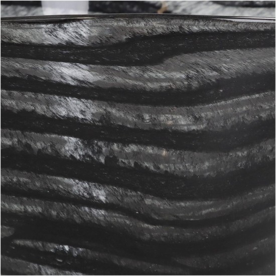 Μπολ Μαύρο Γυαλί 20x18x13.5cm Μπολ Μαύρο Γυαλί 20x18x13.5cm