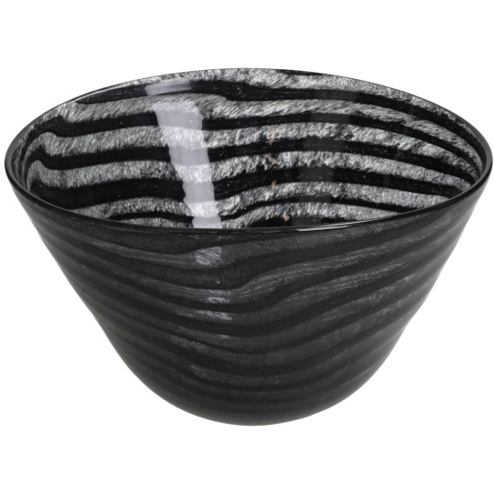 Μπολ Μαύρο Γυαλί 20x18x13.5cm Μπολ Μαύρο Γυαλί 20x18x13.5cm