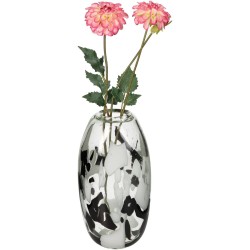 Βάζο  Πολύχρωμο Γυαλί 16x12x30.5cm Βάζο  Πολύχρωμο Γυαλί 16x12x30.5cm