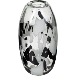 Βάζο  Πολύχρωμο Γυαλί 16x12x30.5cm Βάζο  Πολύχρωμο Γυαλί 16x12x30.5cm