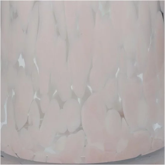 Βάζο  Ροζ Γυαλί 12x12x25cm