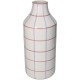 Βάζο Με Ρίγες Πολύχρωμο Δολομίτης 14x14x33cm Βάζο Με Ρίγες Πολύχρωμο Δολομίτης 14x14x33cm