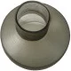 Βάζο Καφέ Γυαλί 23.5x23.5x20.5cm Βάζο Καφέ Γυαλί 23.5x23.5x20.5cm