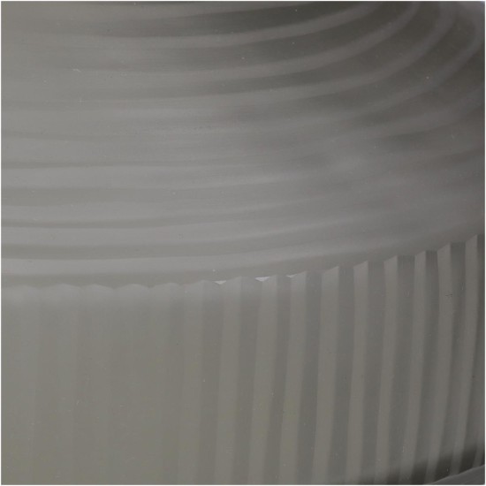 Βάζο Καφέ Γυαλί 23.5x23.5x20.5cm Βάζο Καφέ Γυαλί 23.5x23.5x20.5cm