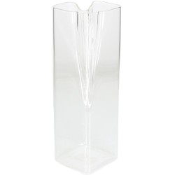 Βάζο  Διάφανο Γυαλί 9.3x8x25cm