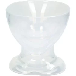 Κασπώ  Πρόσωπο Λευκό Γυαλί 17.5x14x15cm