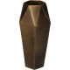 Βάζο Μπρονζέ Μέταλλο 11.5x11.5x25.5cm Βάζο Μπρονζέ Μέταλλο 11.5x11.5x25.5cm