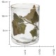 Κηροπήγιο Φύλλο Διάφανο Γυαλί 10x10x13cm Κηροπήγιο Φύλλο Διάφανο Γυαλί 10x10x13cm