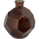 Βάζο Μπρονζέ Ανακυκλωμένο Γυαλί 16x16x18cm Βάζο Μπρονζέ Ανακυκλωμένο Γυαλί 16x16x18cm