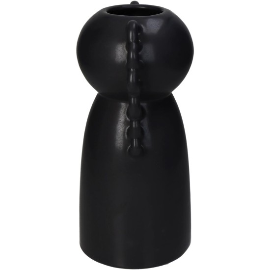 Βάζο Μαύρο Κεραμικό 15.7x11.8x24.5cm Βάζο Μαύρο Κεραμικό 15.7x11.8x24.5cm