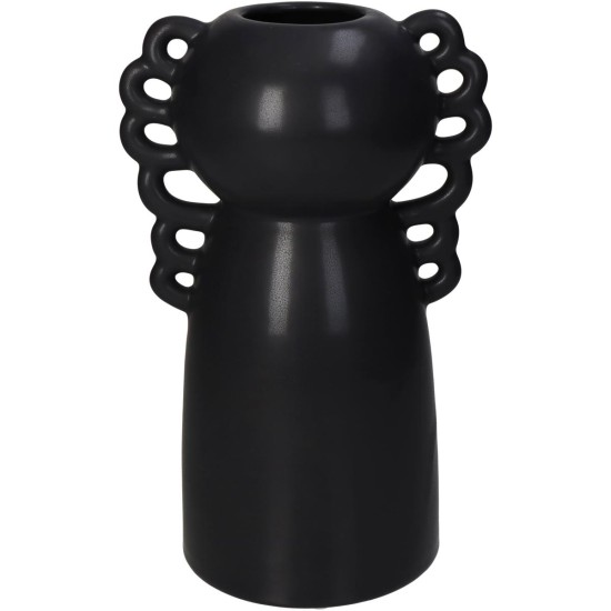 Βάζο ArteLibre Μαύρο Κεραμικό 15.7x11.8x24.5cm - ART-05150608
