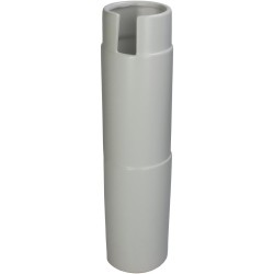 Βάζο  Λευκό Κεραμικό 10.5x10.5x39.5cm