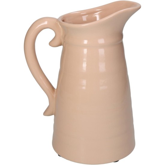 Βάζο Ροδακινί Κεραμικό 18x13.6x23.2cm Βάζο Ροδακινί Κεραμικό 18x13.6x23.2cm