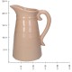 Βάζο Ροδακινί Κεραμικό 18x13.6x23.2cm Βάζο Ροδακινί Κεραμικό 18x13.6x23.2cm