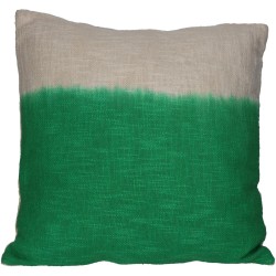 Μαξιλάρι  Dip Dye Πράσινο Βαμβακερό 45x45cm Μαξιλάρι  Dip Dye Πράσινο Βαμβακερό 45x45cm