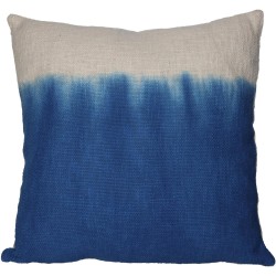 Μαξιλάρι  Dip Dye Μπλε Βαμβακερό 45x45cm Μαξιλάρι  Dip Dye Μπλε Βαμβακερό 45x45cm