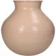 Βάζο  Ροδακινί Αλουμίνιο 23x23x23cm
