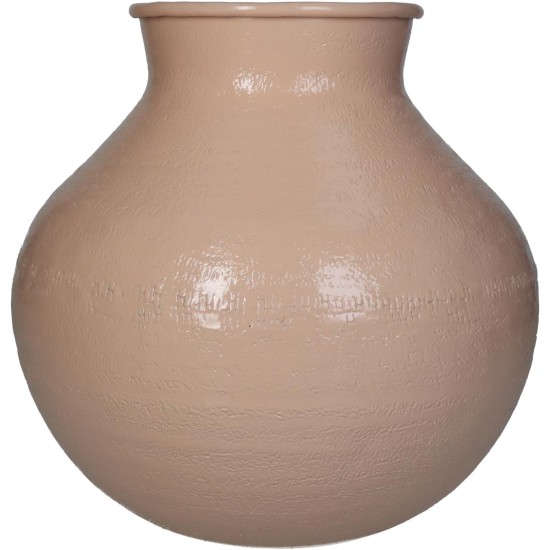 Βάζο Ροδακινί Αλουμίνιο 23x23x23cm Βάζο Ροδακινί Αλουμίνιο 23x23x23cm