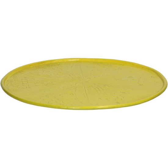 Δίσκος Κίτρινο Αλουμίνιο 33xx33x0.5cm Δίσκος Κίτρινο Αλουμίνιο 33xx33x0.5cm