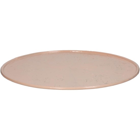 Δίσκος Ροδακινί Αλουμίνιο 38x38x0.5cm Δίσκος Ροδακινί Αλουμίνιο 38x38x0.5cm