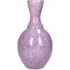 Βάζο  Λιλά Γυαλί 12x12x23cm