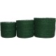 Καλάθι Πράσινο Seagrass 20x20x18cm Σετ 3Τμχ Καλάθι Πράσινο Seagrass 20x20x18cm Σετ 3Τμχ