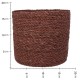 Καλάθι Almond Seagrass 20x20x18cm Σετ 3Τμχ Καλάθι Almond Seagrass 20x20x18cm Σετ 3Τμχ