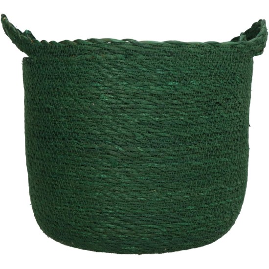 Καλάθι Πράσινο Seagrass 25x25x24cm Σετ 3Τμχ Καλάθι Πράσινο Seagrass 25x25x24cm Σετ 3Τμχ