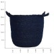 Καλάθι Μπλε Seagrass 25x25x24cm Σετ 3Τμχ Καλάθι Μπλε Seagrass 25x25x24cm Σετ 3Τμχ