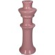 Κηροπήγιο ArteLibre Ροζ Κεραμικό 8x8x24cm - ART-05155200