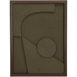 Διακοσμητικό Τοίχου  Πράσινο Χαρτί 30x3x40cm