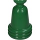 Κηροπήγιο Πράσινο Polyresin 10x10x30cm Κηροπήγιο Πράσινο Polyresin 10x10x30cm
