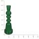 Κηροπήγιο Πράσινο Polyresin 10x10x30cm Κηροπήγιο Πράσινο Polyresin 10x10x30cm