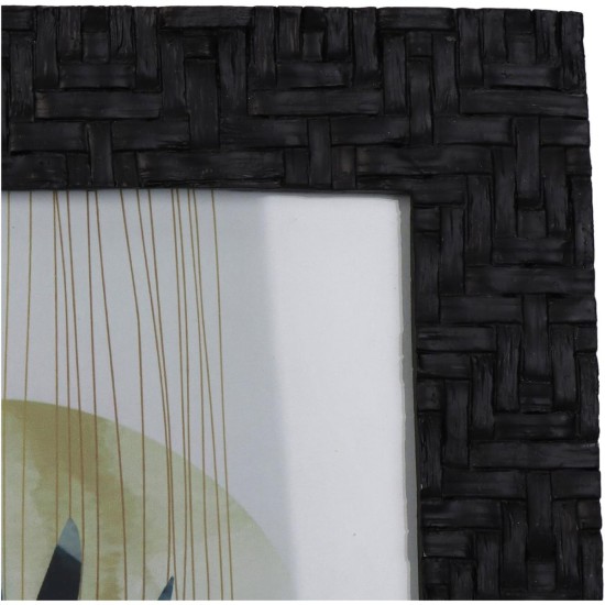 Κορνίζα Πλεκτή Μαύρο Polyresin 13x18cm Κορνίζα Πλεκτή Μαύρο Polyresin 13x18cm
