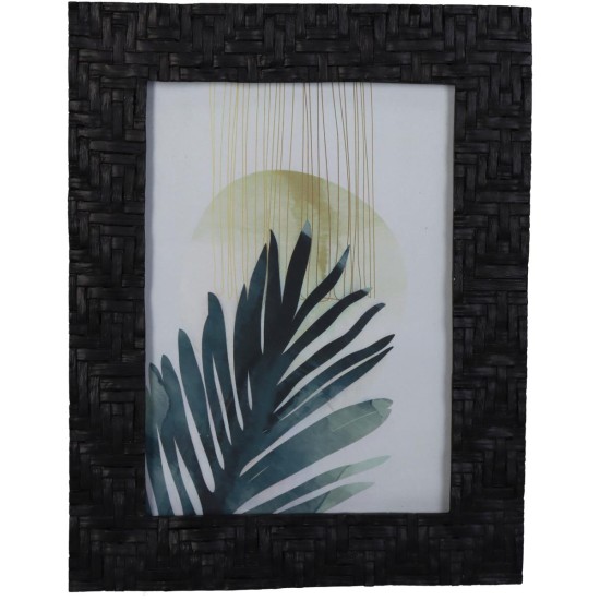 Κορνίζα Πλεκτή Μαύρο Polyresin 13x18cm Κορνίζα Πλεκτή Μαύρο Polyresin 13x18cm