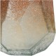 Βάζο Ώχρα Ανακυκλωμένο Γυαλί 17x17x19cm Βάζο Ώχρα Ανακυκλωμένο Γυαλί 17x17x19cm
