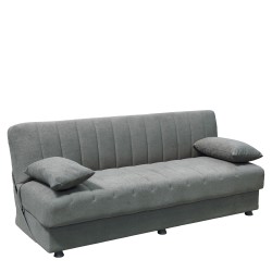 Καναπές Κρεβάτι Τριθέσιος  PALMER Γκρι Ύφασμα 183x80.5x80cm