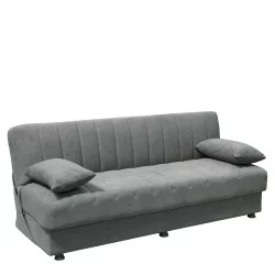 Καναπές Κρεβάτι Τριθέσιος  PALMER Γκρι Ύφασμα 183x80.5x80cm