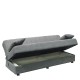 Καναπές Κρεβάτι Τριθέσιος  PALMER Γκρι Ύφασμα 183x80.5x80cm