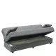Καναπές Κρεβάτι Τριθέσιος  PALMER Γκρι Ύφασμα 183x80.5x80cm