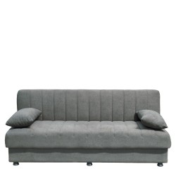 Καναπές Κρεβάτι Τριθέσιος  PALMER Γκρι Ύφασμα 183x80.5x80cm