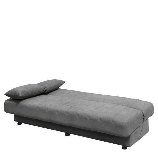 Καναπές Κρεβάτι Τριθέσιος  PALMER Γκρι Ύφασμα 183x80.5x80cm