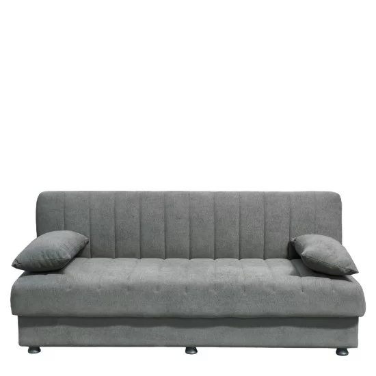Καναπές Κρεβάτι Τριθέσιος  PALMER Γκρι Ύφασμα 183x80.5x80cm