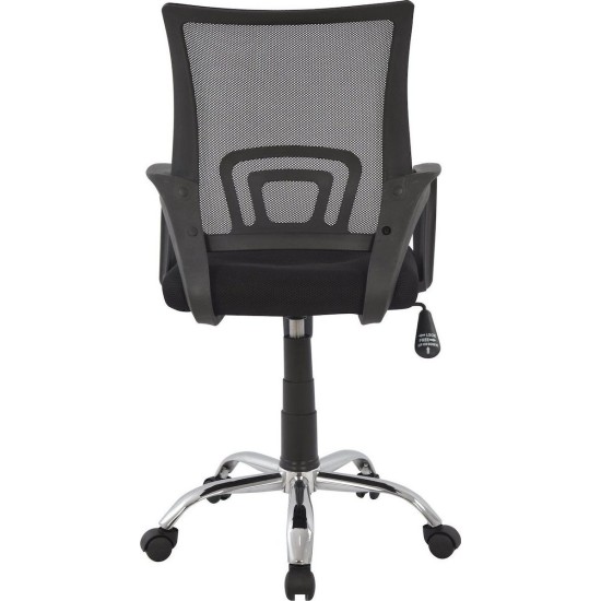 Καρέκλα Γραφείου ΑΛΚΥΟΝΗ Μαύρο 57x57x86-96cm Καρέκλα Γραφείου ΑΛΚΥΟΝΗ Μαύρο 57x57x86-96cm