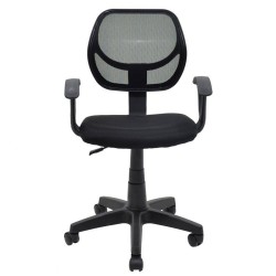 Καρέκλα Γραφείου  ΑΥΡΑ Μαύρο Mesh 51x50x79-91cm