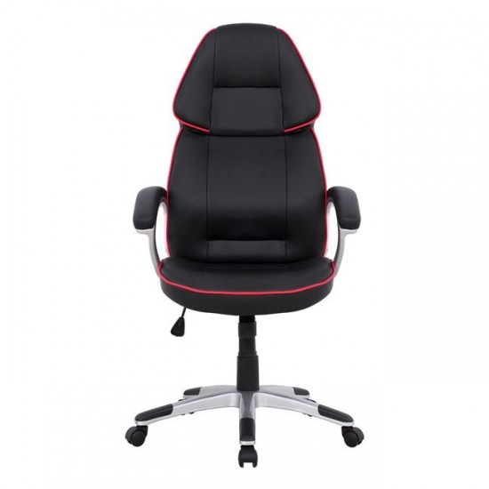 Καρέκλα Γραφείου ArteLibre Gaming EPYΘEIA Μαύρο PU 68x65x122-132cm - ART-14240005